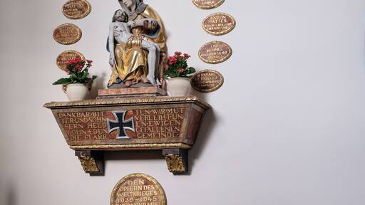 Pilgrimage church Mariae Geburt, war memorial, Heiligenberg-Betenbrunn, district Bodenseekreis, Baden-Württemberg, Germany