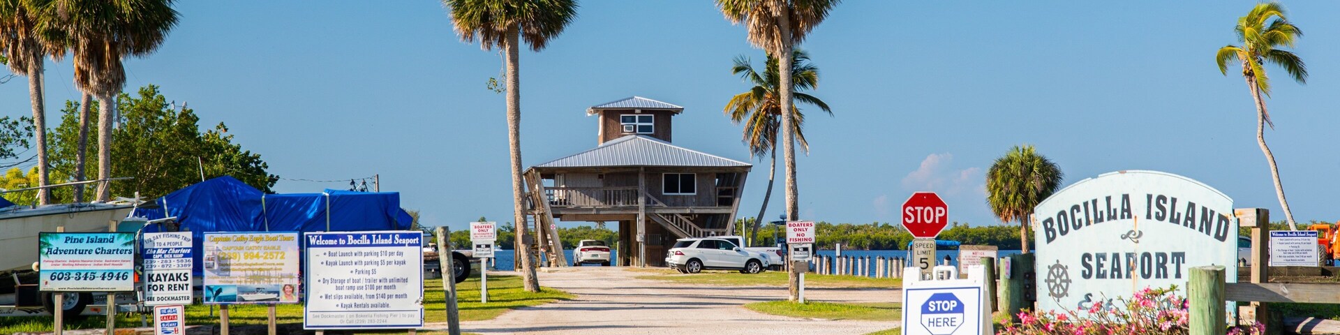 Bokeelia featuring signage