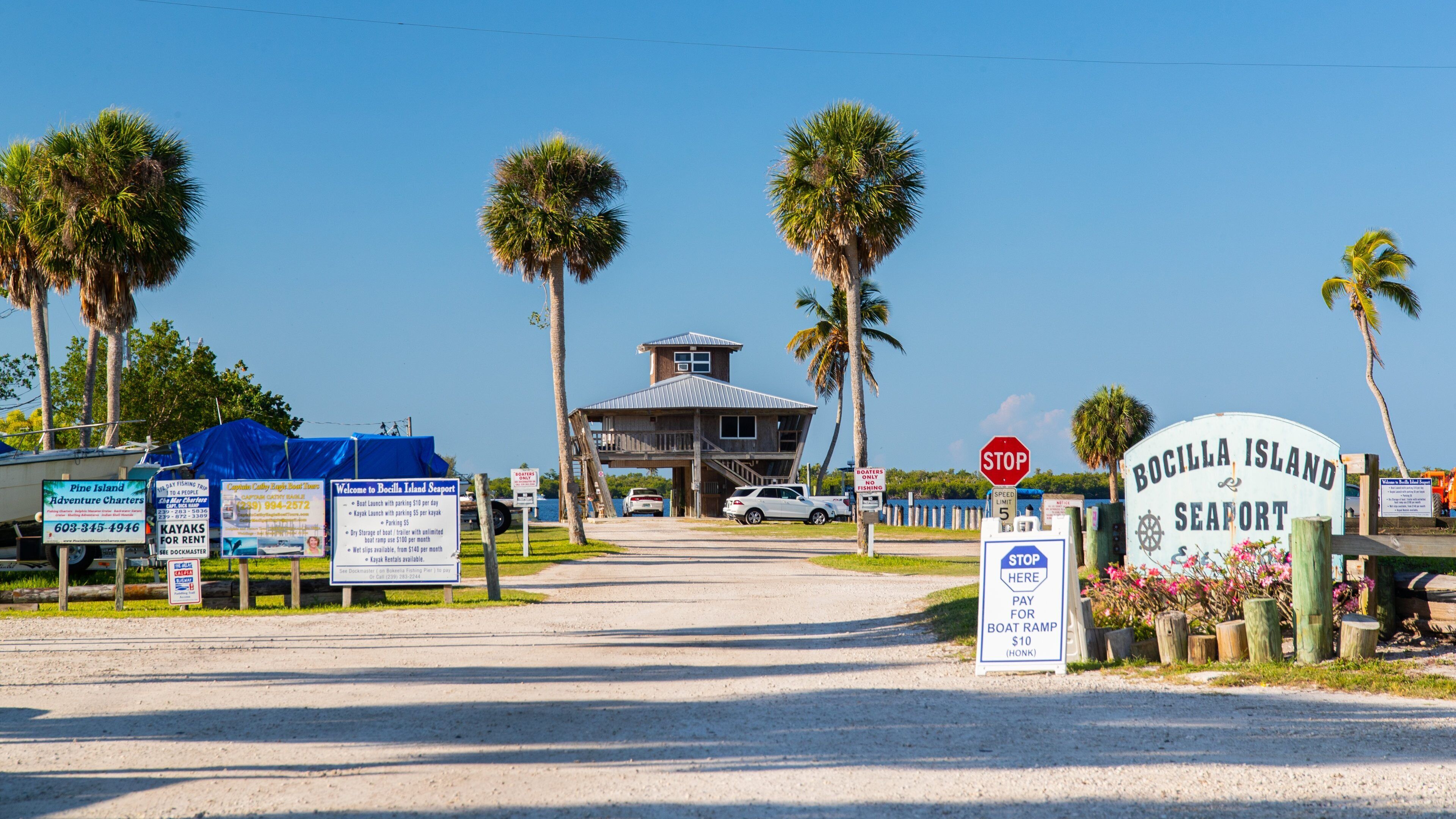 Bokeelia featuring signage