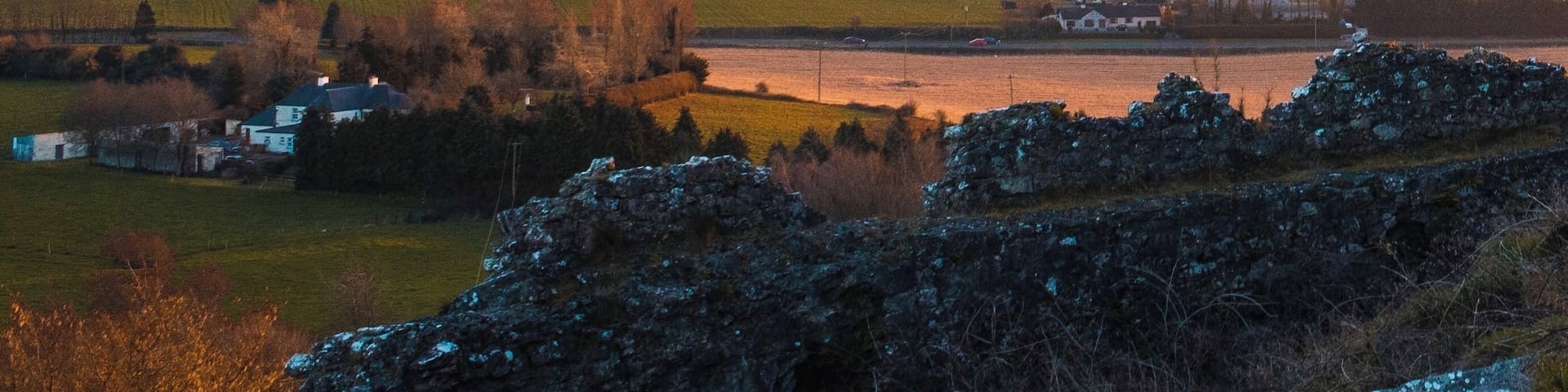 Rock of dunamase in Laois, stunning castle ruins surrounded by rolling hills!