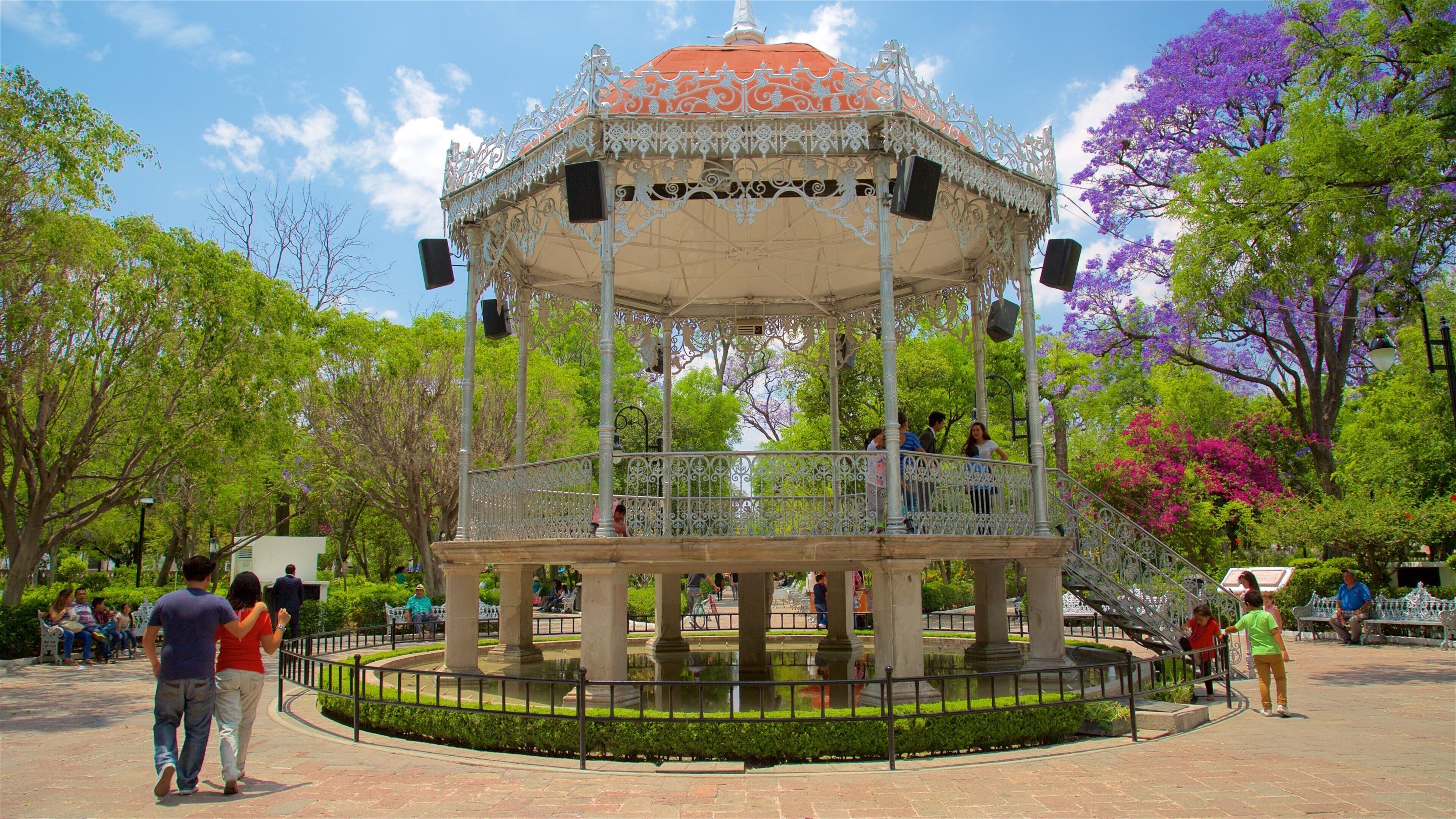 จาร์ดีน เดอ ซาน มาร์คอส เนื้อเรื่องที่ ดอกไม้ป่า และ สวนสาธารณะ