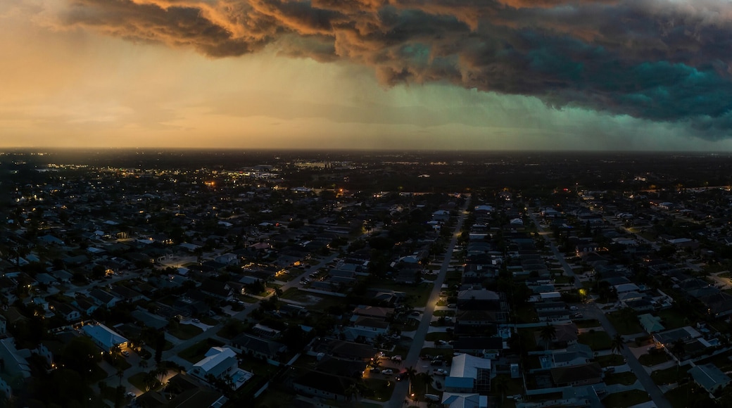 Storm over Naples Park in Naples, Florida
