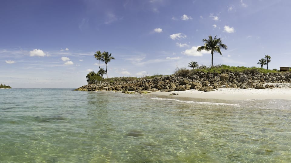 South Caya Costa and North Captiva Island, panorama, Florida, USA