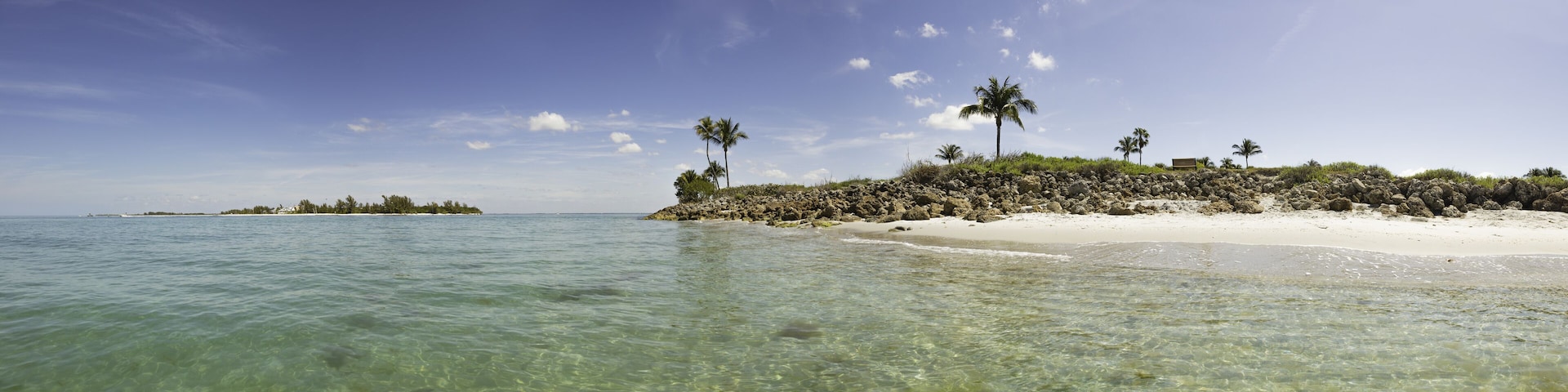 South Caya Costa and North Captiva Island, panorama, Florida, USA