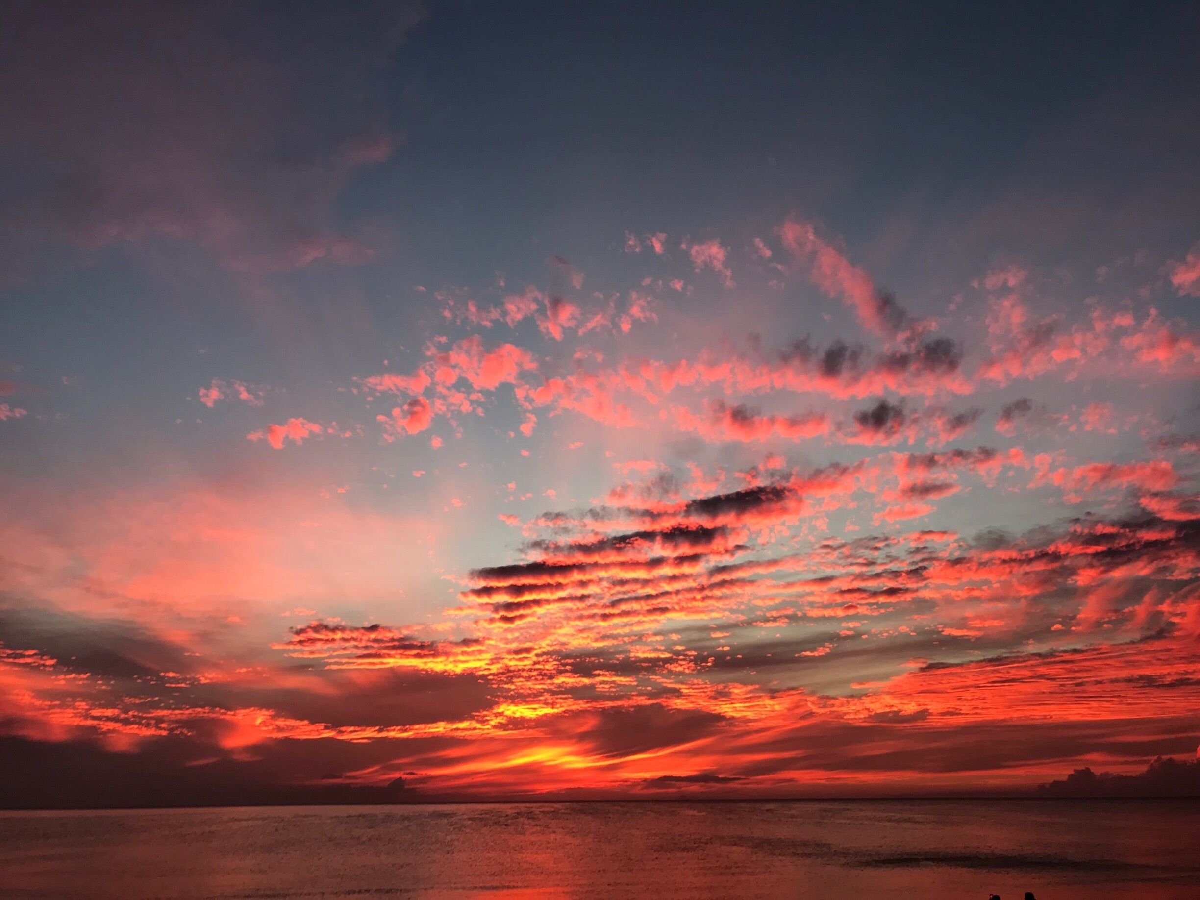 Naples Beach At Sunset.