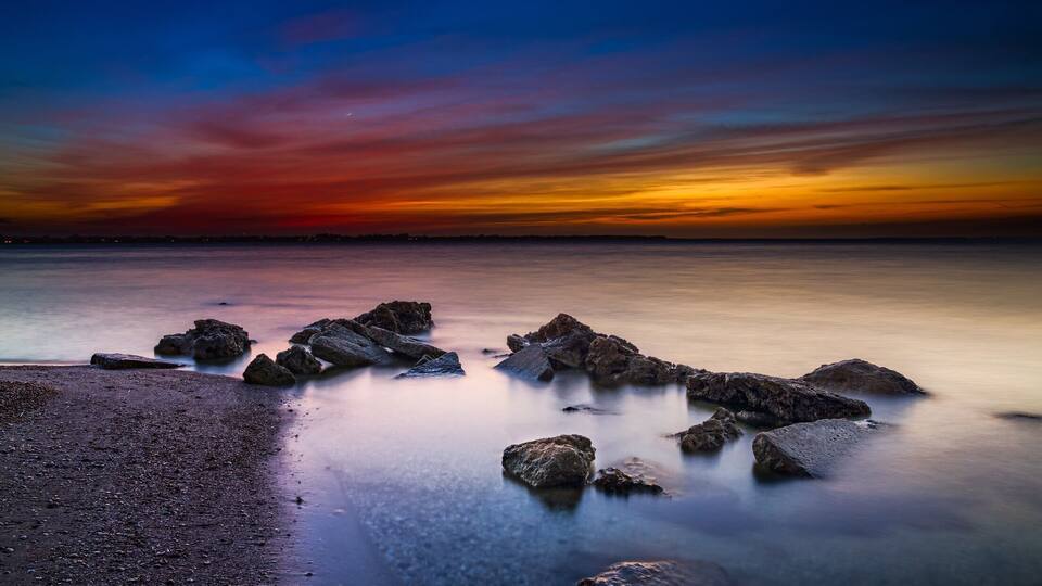 Sunset on Sanibel Causeway. #beachtips #BVSblue