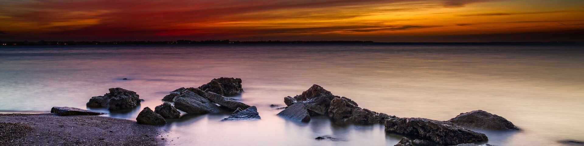 Sunset on Sanibel Causeway.  #beachtips #BVSblue