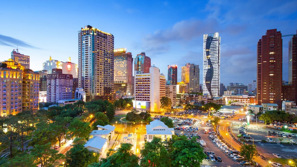 Taichung night view, Taiwan; Shutterstock ID 431719999
