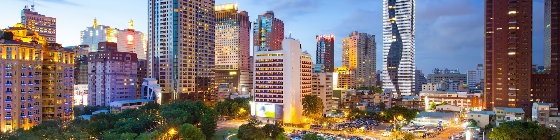 Taichung night view, Taiwan; Shutterstock ID 431719999