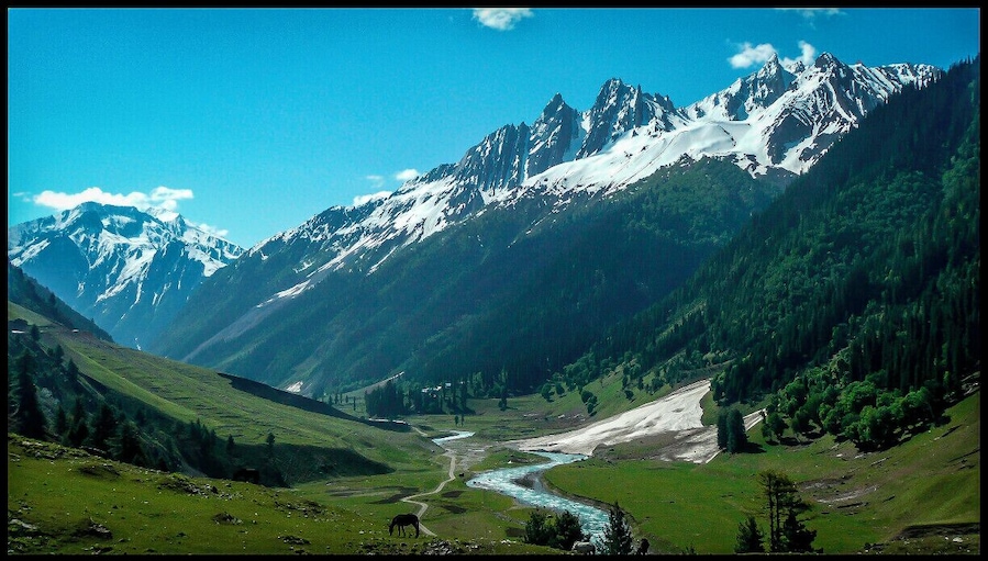 Sonamarg village, a lovely little place 3 hours east of Srinagar, India.
#snow