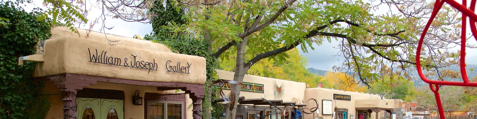 Canyon Road featuring street scenes