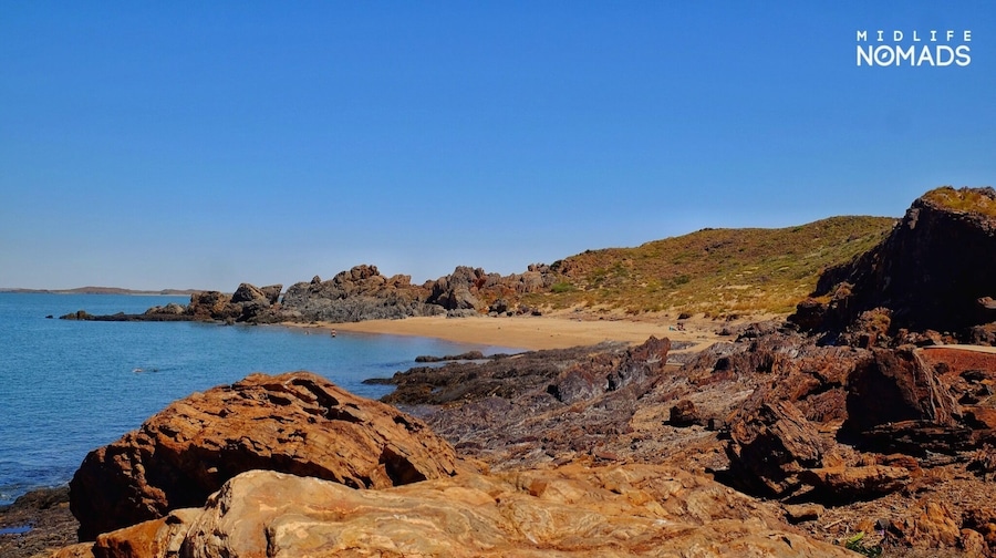 Honeymoon Cove Beach is a beautiful secluded beach in Point Sampson a perfect place to escape the heat and the crowds