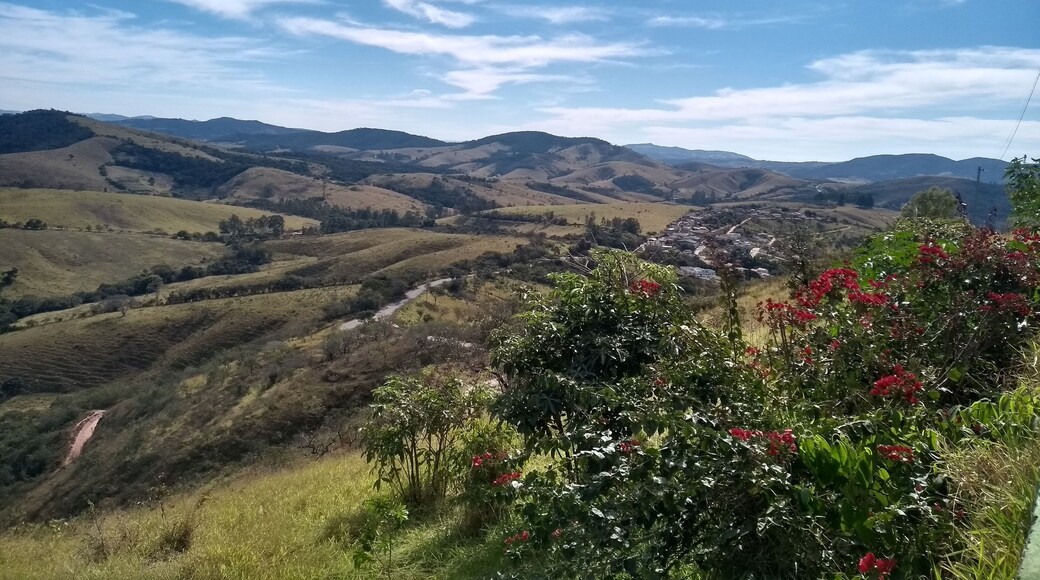 panoramic view of mountains in Caxambu MG Brasil