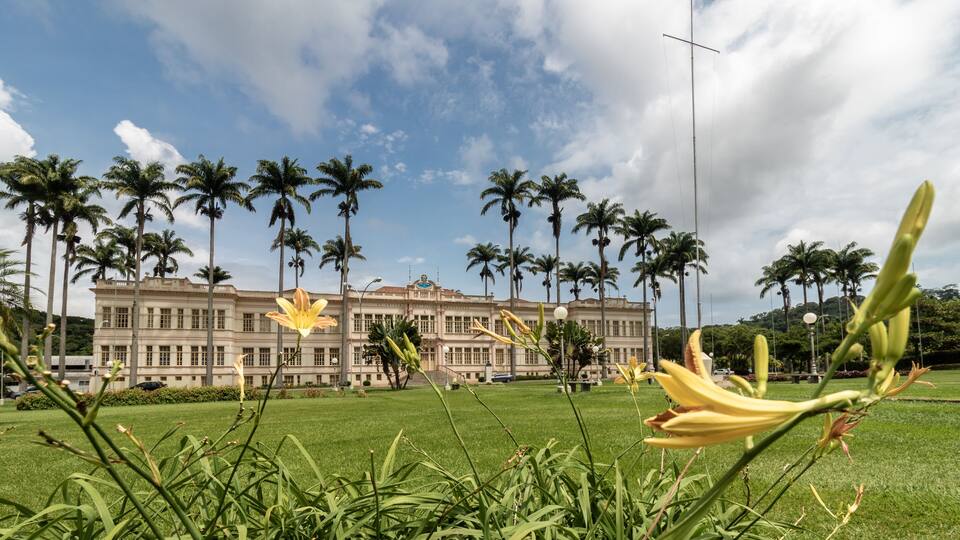 gardens of the vicosa federal university in brazil