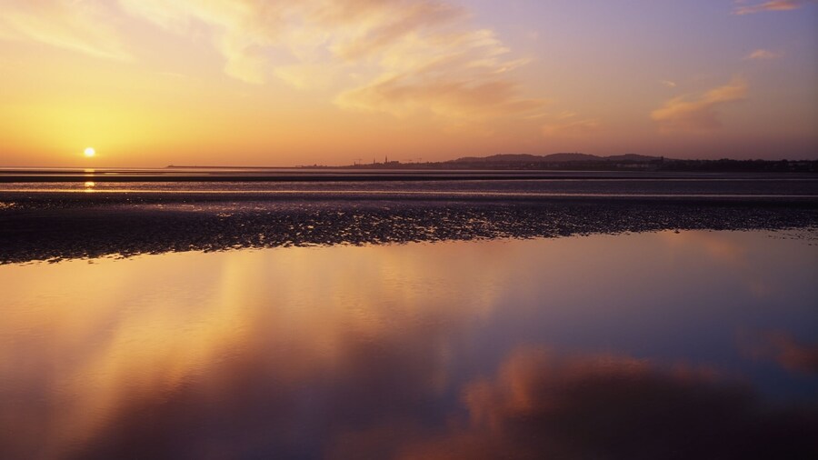 Sunrise, Sandymount Strand, Dun Laoghaire, Co Dublin, Ireland