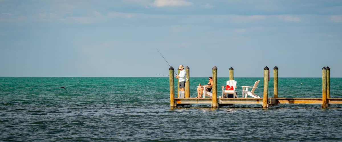 Layton showing fishing and general coastal views as well as a couple