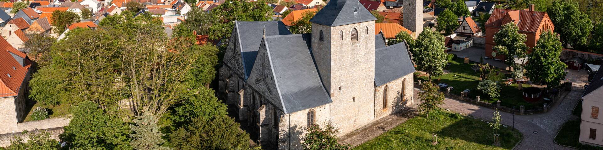 Luftbildaufnahme Kirche Kroppenstedt
