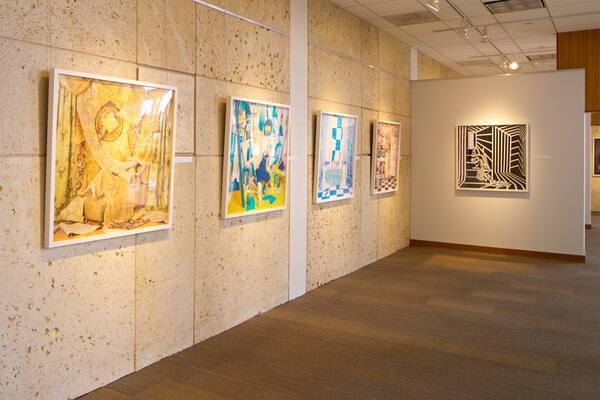 Florida Museum of Photographic Arts featuring interior views and art