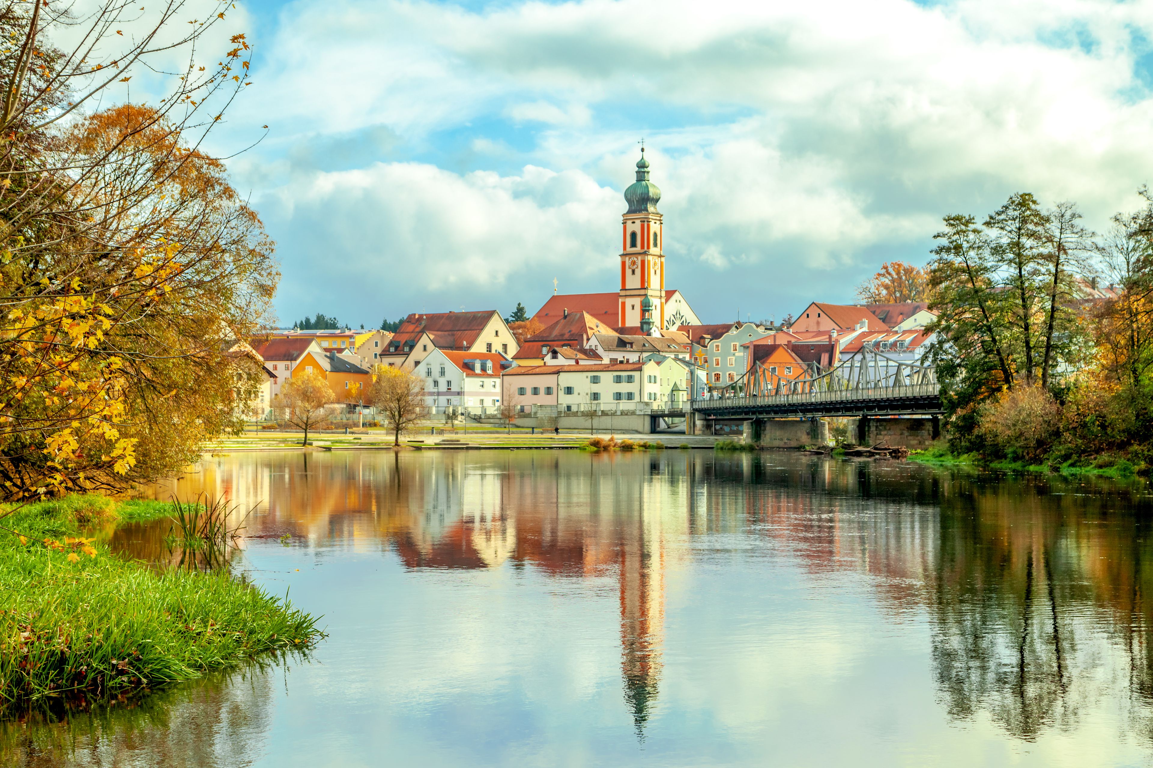 Altstadt von Roding, Oberpfalz, Bayern, Deutschland 