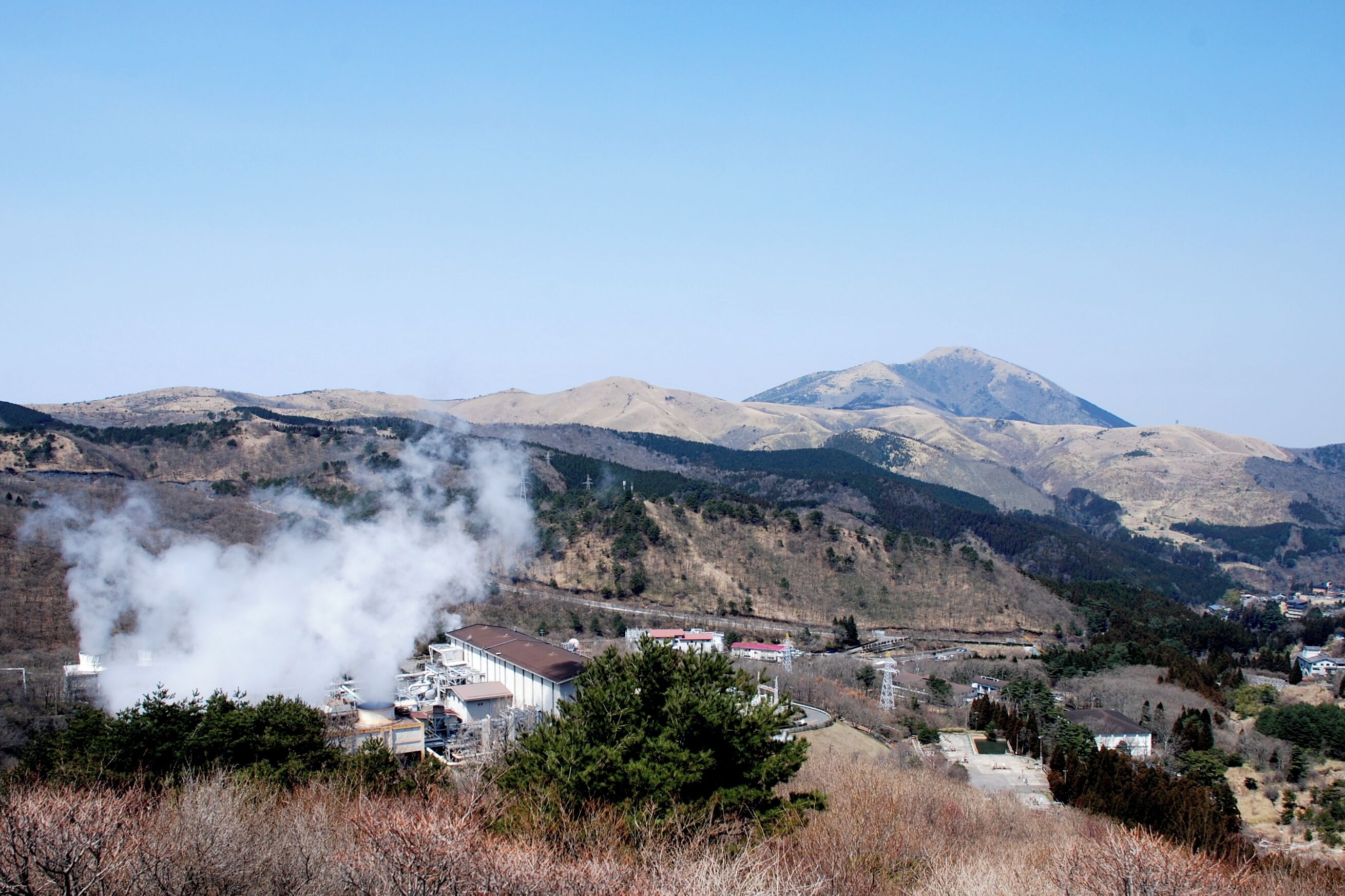 Hatchobaru Geothermal Power Plant Japan