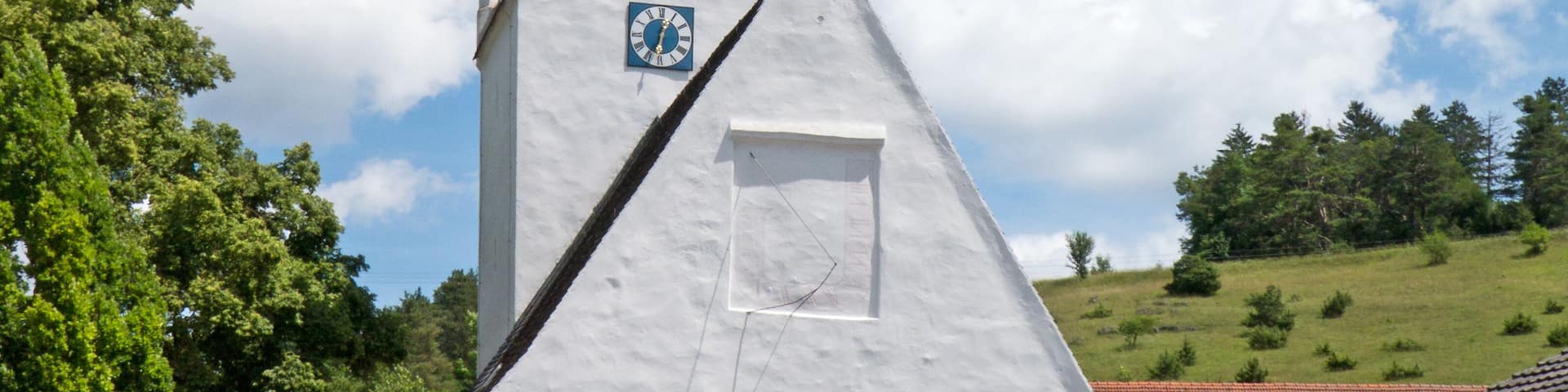 die mittelalterliche Kirche von Pünz im Altmühltal