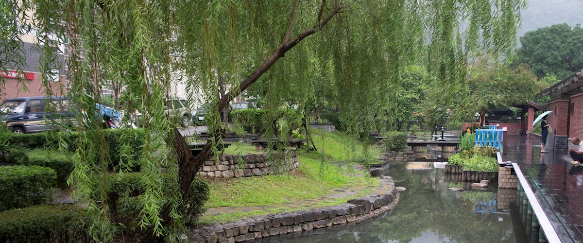 EBC7XK Hot springs at Jiaoxi No.9 Cafe, Taiwan.