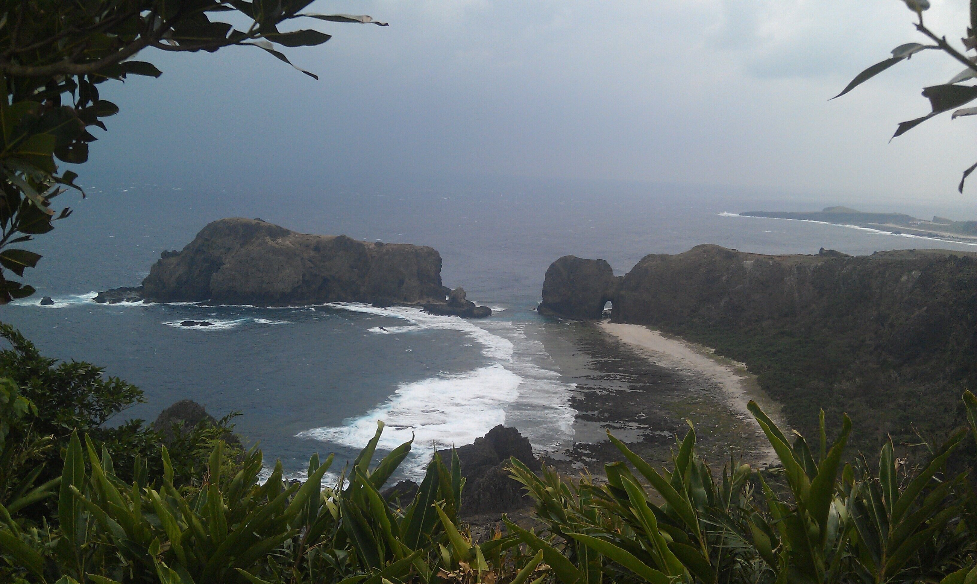 Pekinese Dog Rocks and Sleeping Beauty Rock from the Green Island, Taiwan.