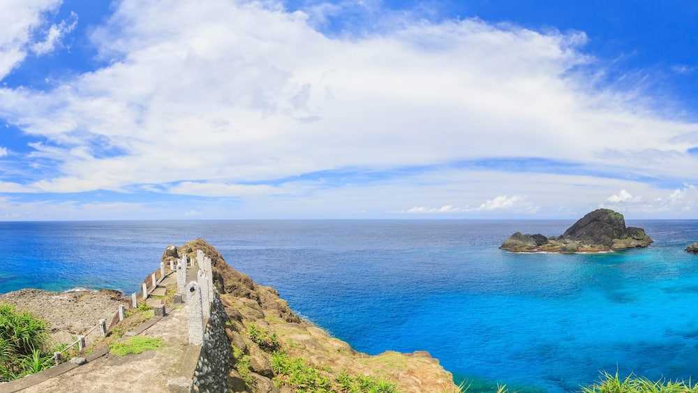 Beautiful nature landscapes at Orchid Island, Taitung