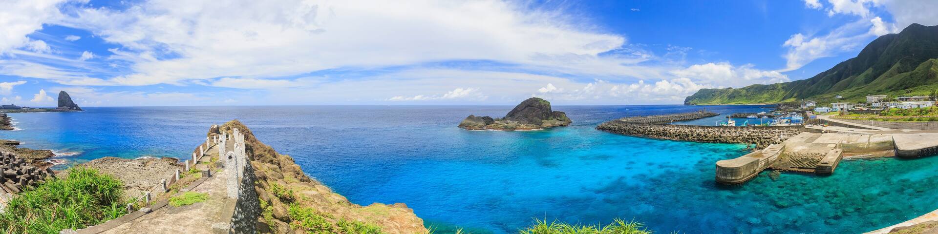 Beautiful nature landscapes at Orchid Island, Taitung