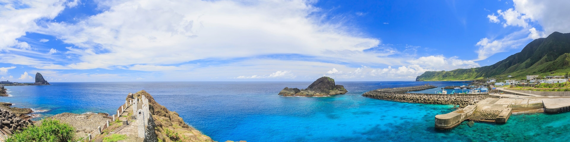 Beautiful nature landscapes at Orchid Island, Taitung