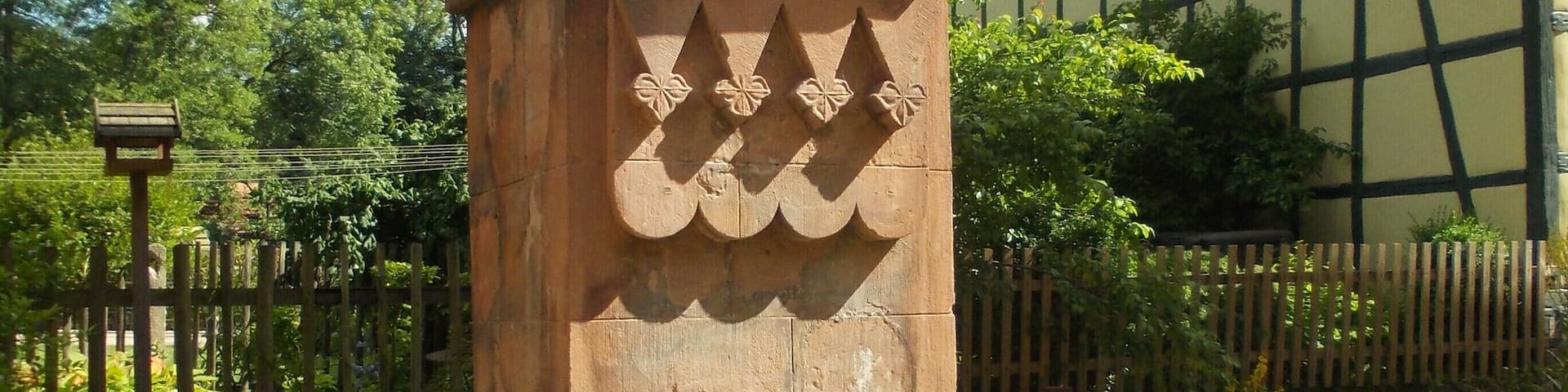 Ruins of the church of the Cistercian nunnery of Roda in Stadtroda (Saale-Holzland-Kreis, Thuringia)