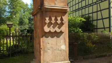 Ruins of the church of the Cistercian nunnery of Roda in Stadtroda (Saale-Holzland-Kreis, Thuringia)