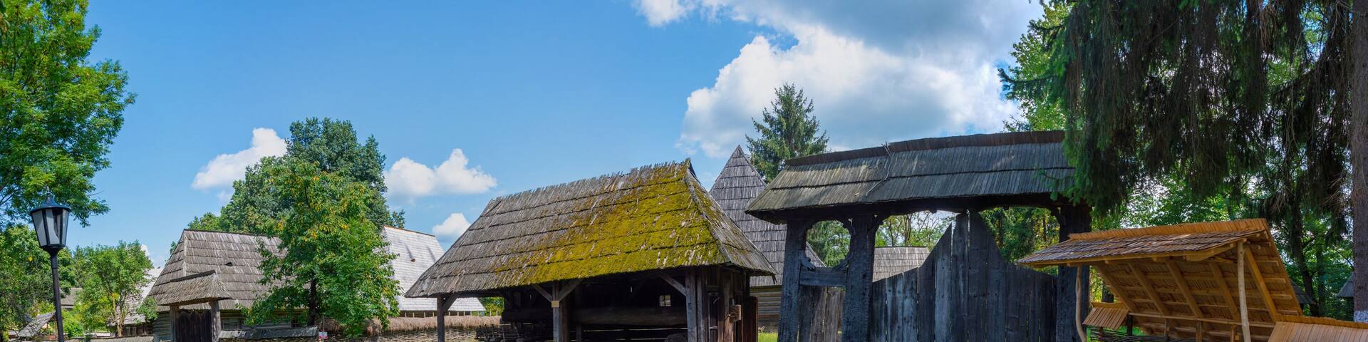 Maramures Village Museum in Sighetu Marmatiei in Romania