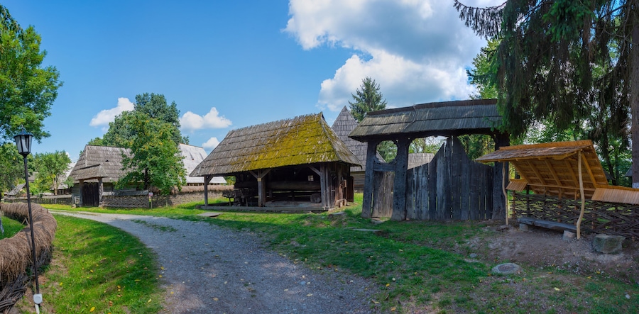 Maramures Village Museum in Sighetu Marmatiei in Romania