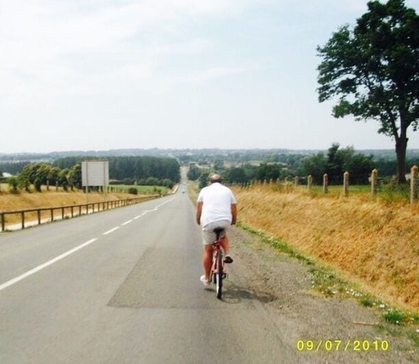 Cycling in the road to nowhere 