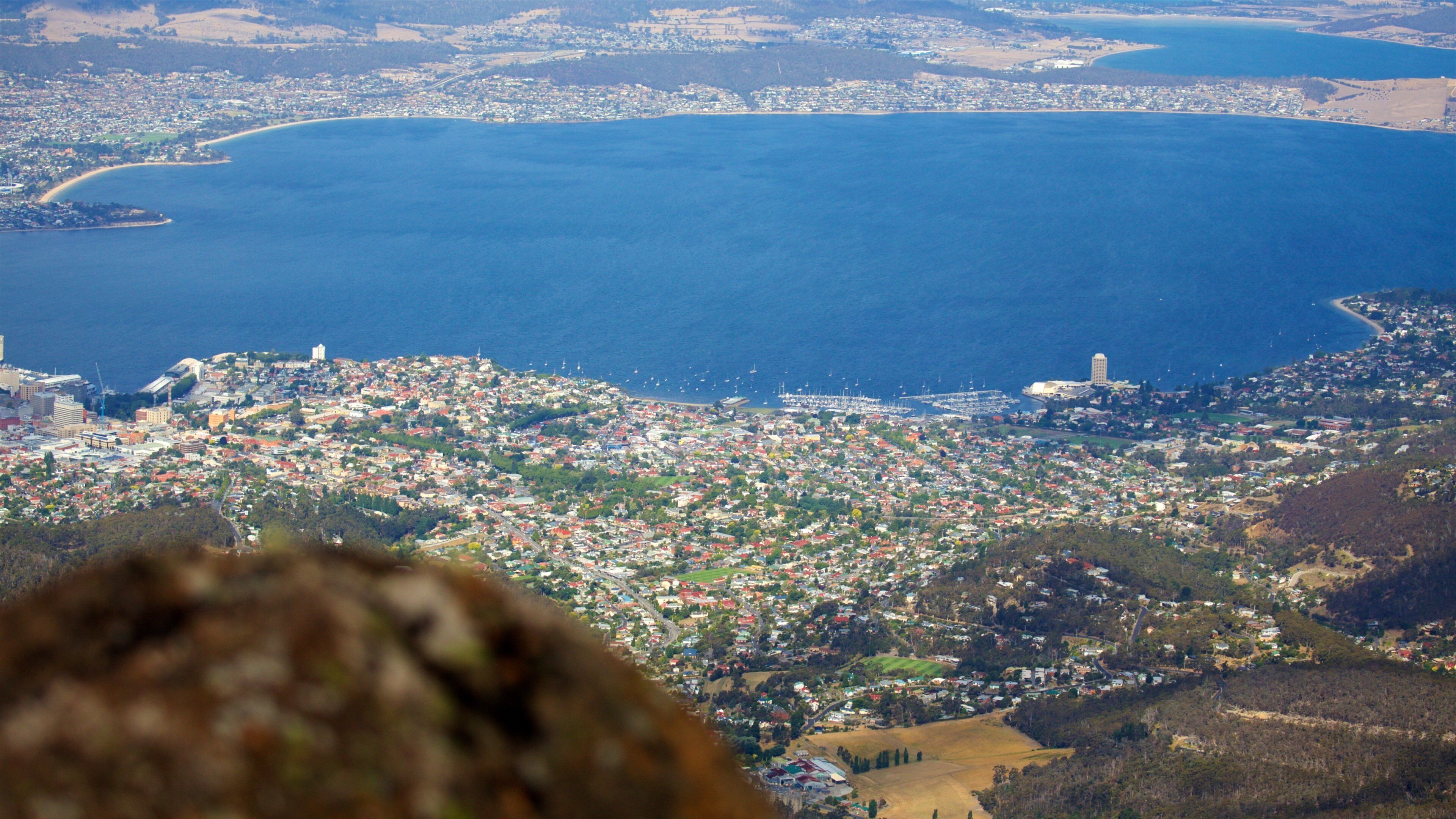 Mt. Wellington fasiliteter samt landskap
