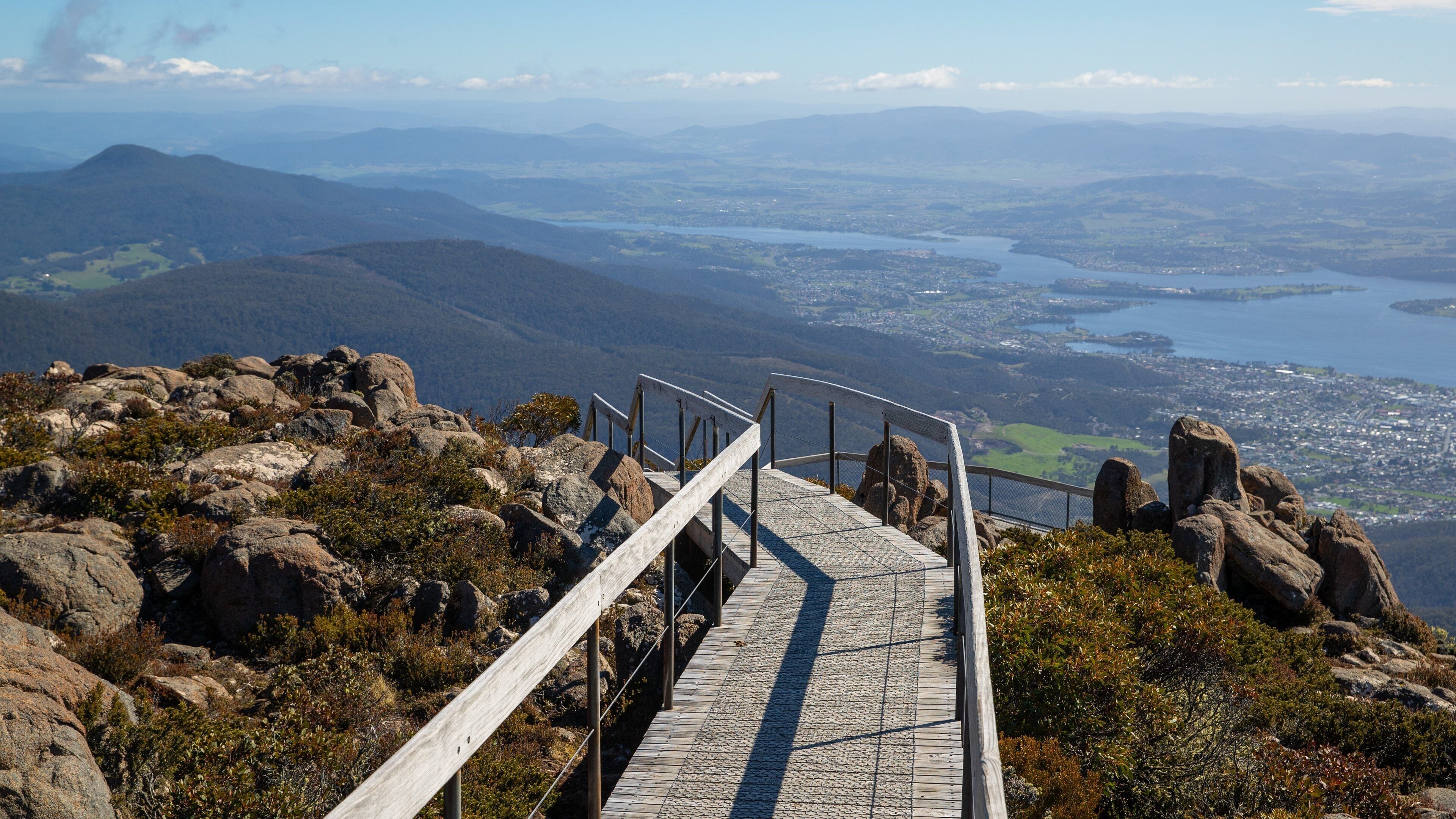 Mt. Wellington which includes landscape views and tranquil scenes