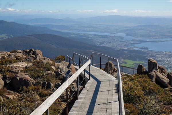 Mt. Wellington which includes landscape views and tranquil scenes