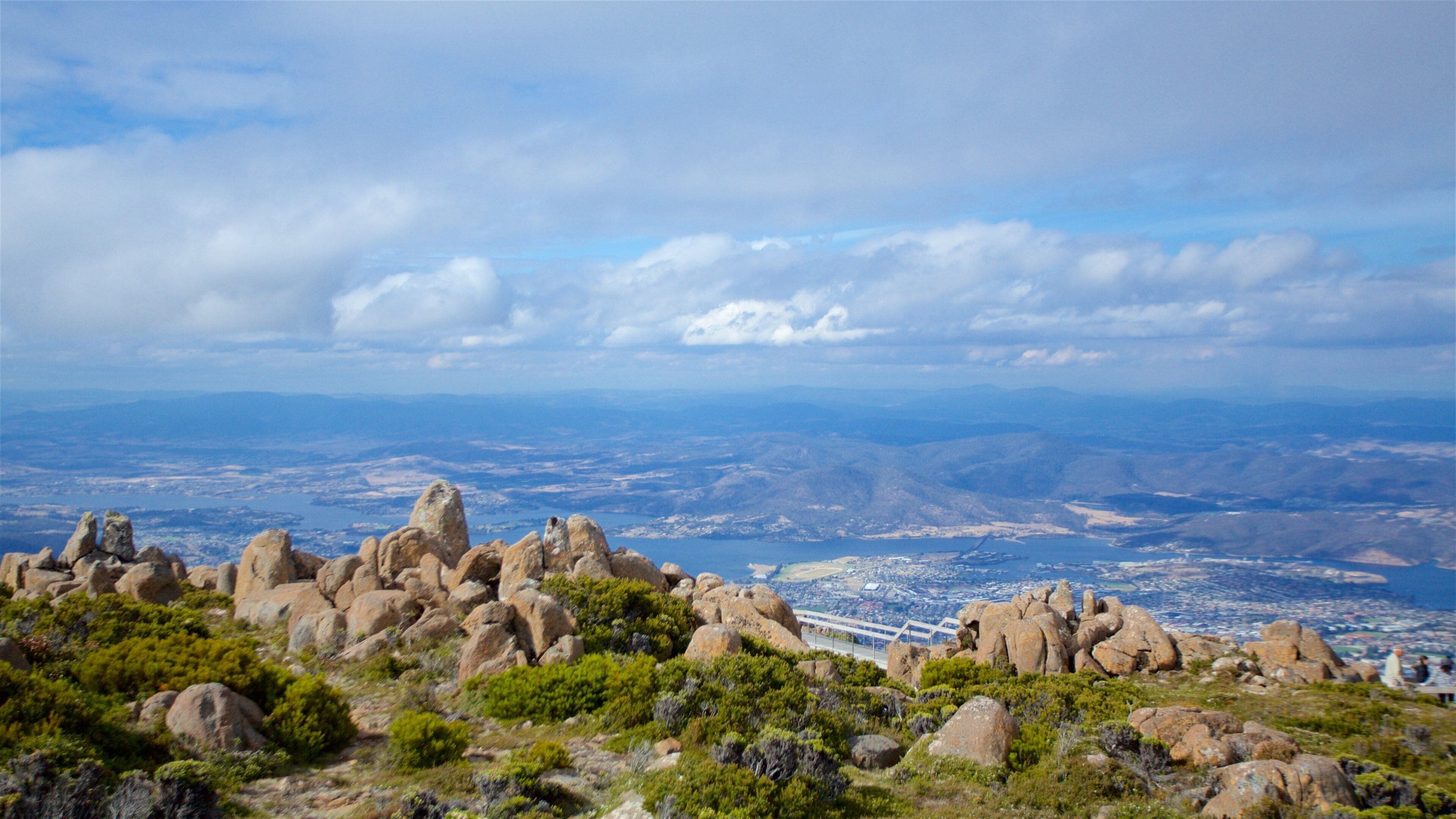 Mt. Wellington trong đó bao gồm cảnh thanh bình