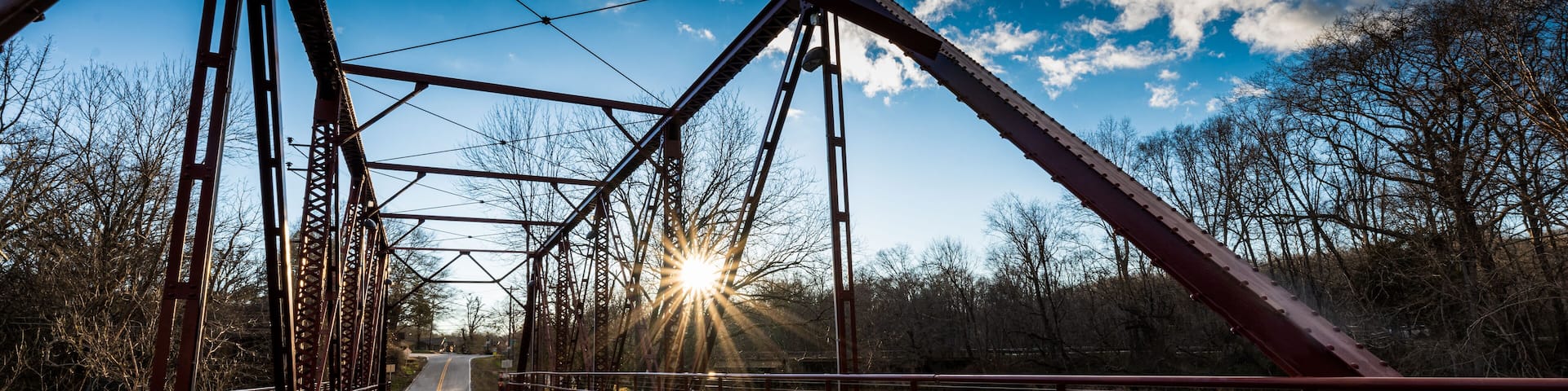 Bridge at Glendale Mill Park in Spartanburg, SC -- Public park made on site of abandoned cotton mill