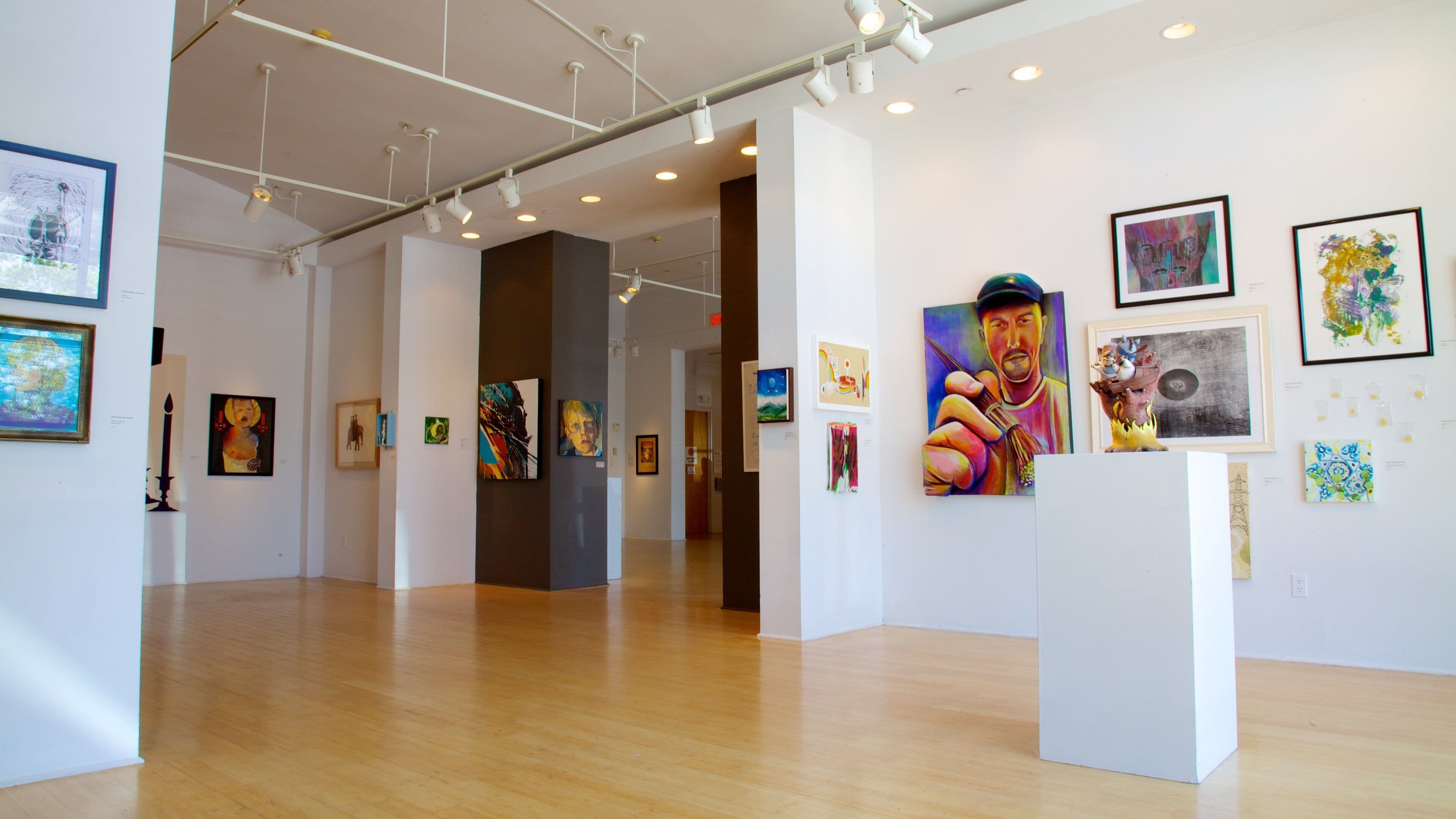 摩維夷藝術中心 呈现出 內部景觀 和 藝術