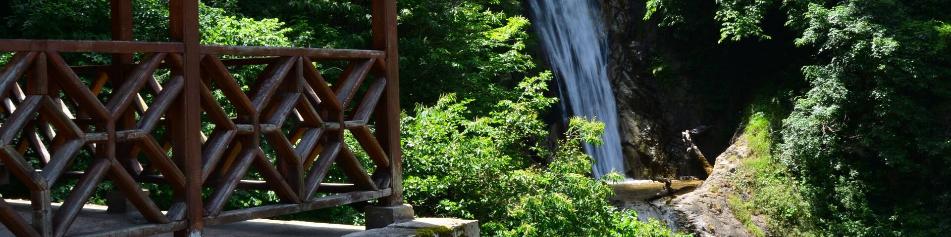 Manle Waterfall in Ikizdere, Rize, Turkey