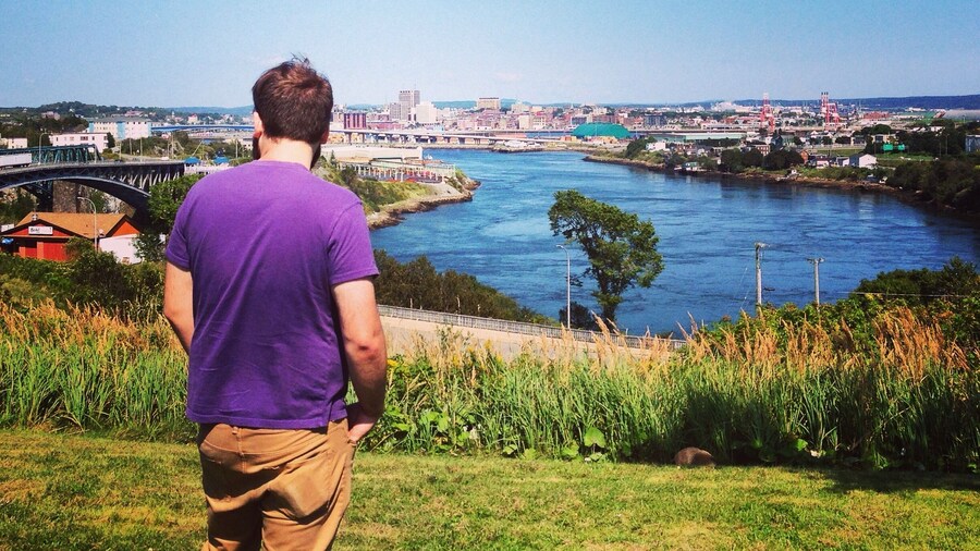 The reversing falls are actually reversing rapids, still a beautiful spot to check out if you're in Saint John.