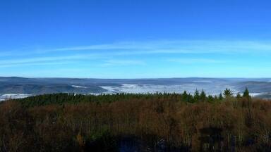 Panorama von der Mengshäuser Kuppe nach Nordwest 180° (09.01.2009)