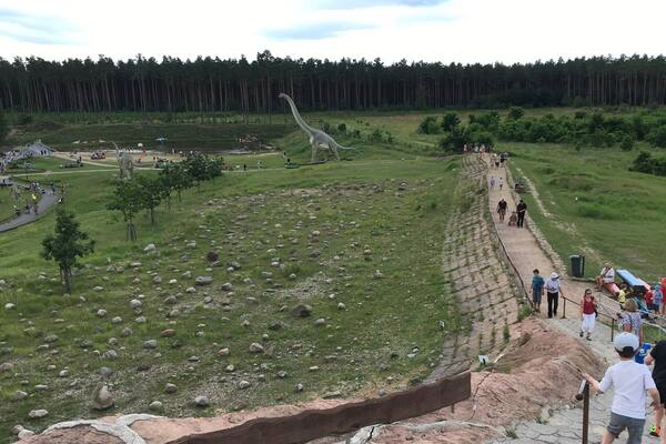 Dinosaur Park north of Berlin, they also have animals that are not yet extinct ;-) Great place for Children #LifeAtExpedia