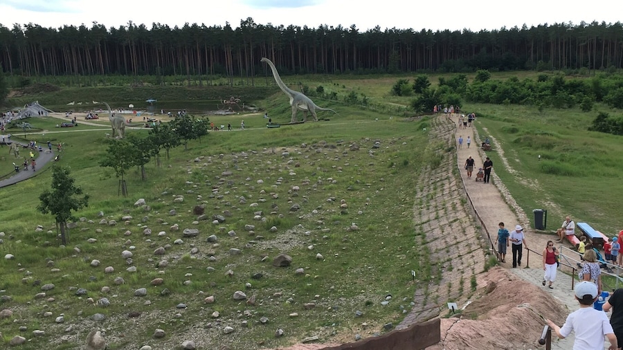 Dinosaur Park north of Berlin, they also have animals that are not yet extinct ;-) Great place for Children #LifeAtExpedia