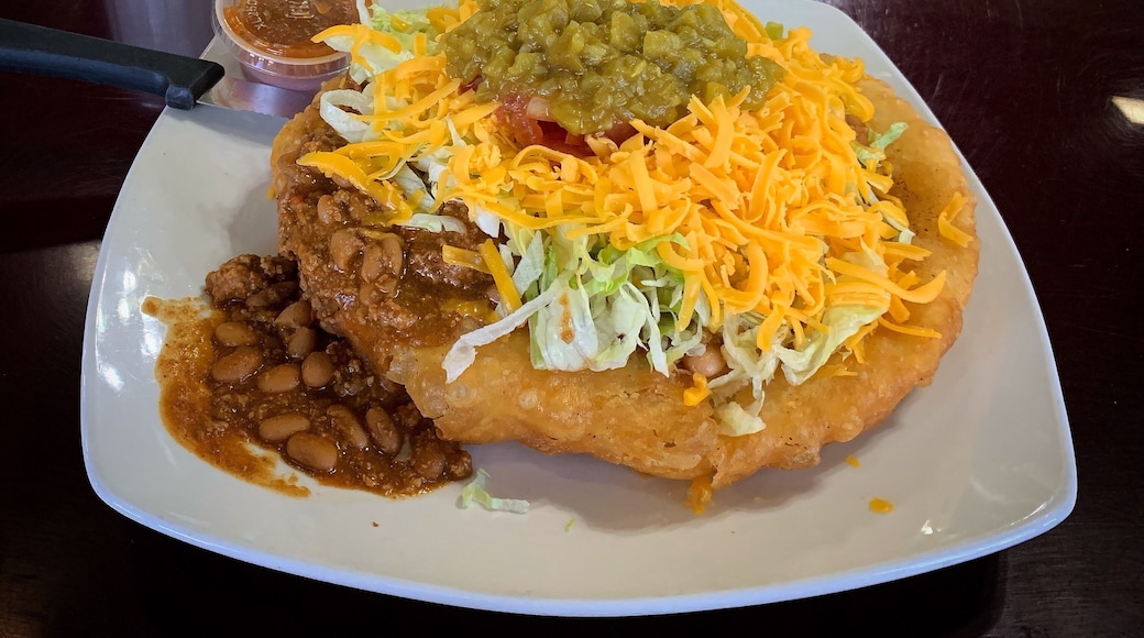 Cameron Trading Post is a nice and convenient place to stop going to and/or from the Grand Canyon. Try the Navajo Taco! The base is Navajo Fry Bread and it is incredible!