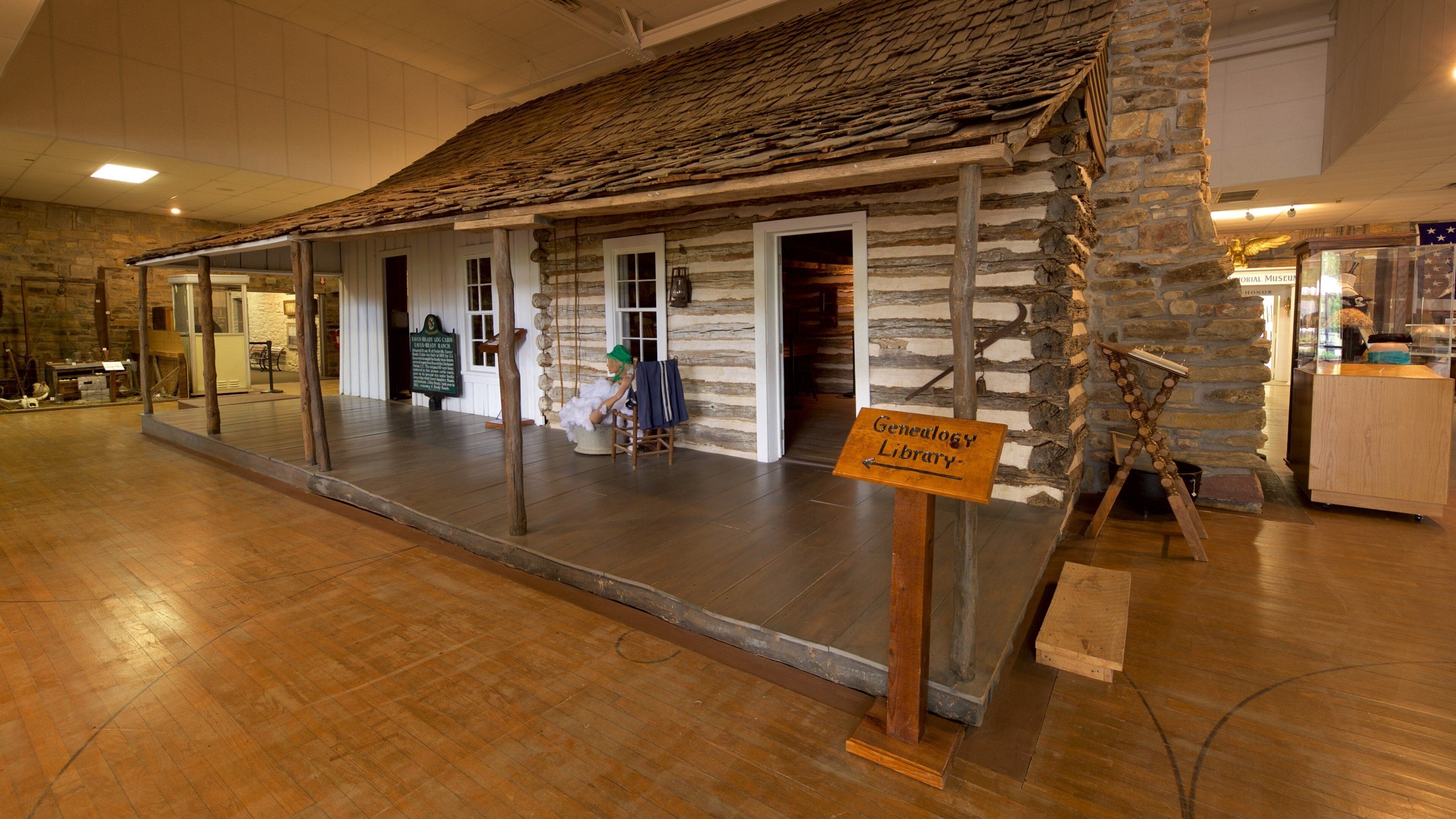 Greater Southwest Historical Museum featuring signage and interior views