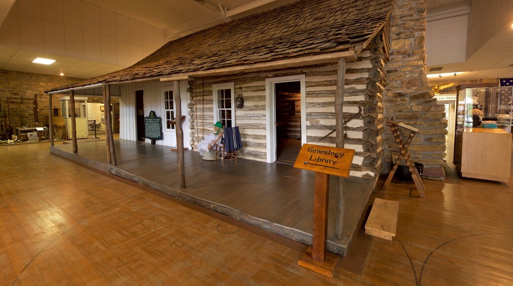 Greater Southwest Historical Museum featuring signage and interior views