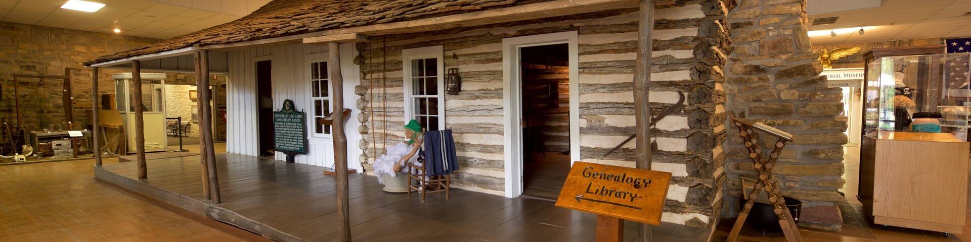 Greater Southwest Historical Museum featuring interior views and signage